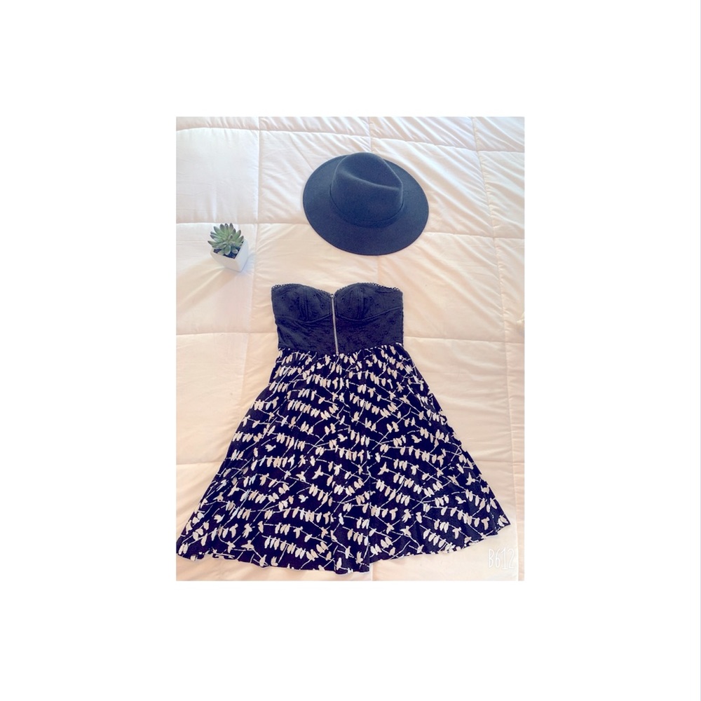Strapless sun dress